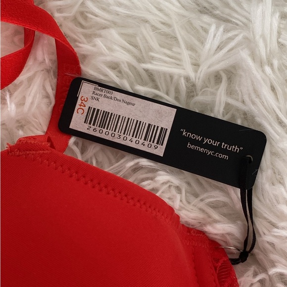 Elegant Red Lace Bra 34C - Picture 3 of 3